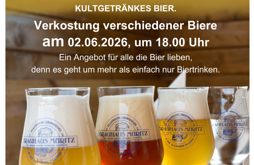 2026-06-02 Biertasting Biertasting im Brauhaus Müritz